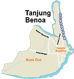 Tanjung Benoa Map